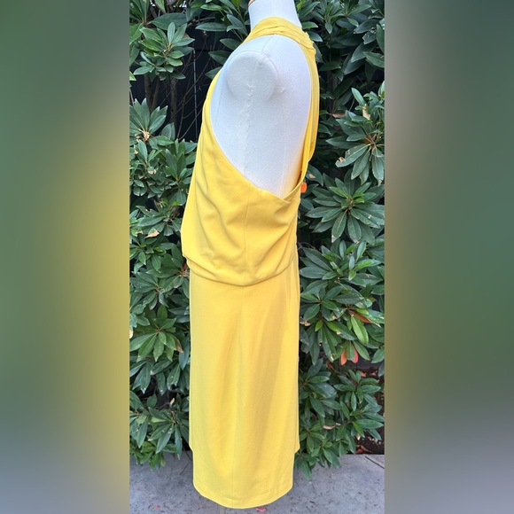 NWT Halston Heritage V-Neck Mini Dress - size 10 - Picture 3 of 4